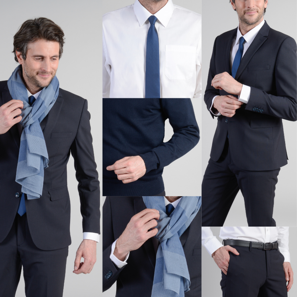 uniforme de travail homme métier d'accueil