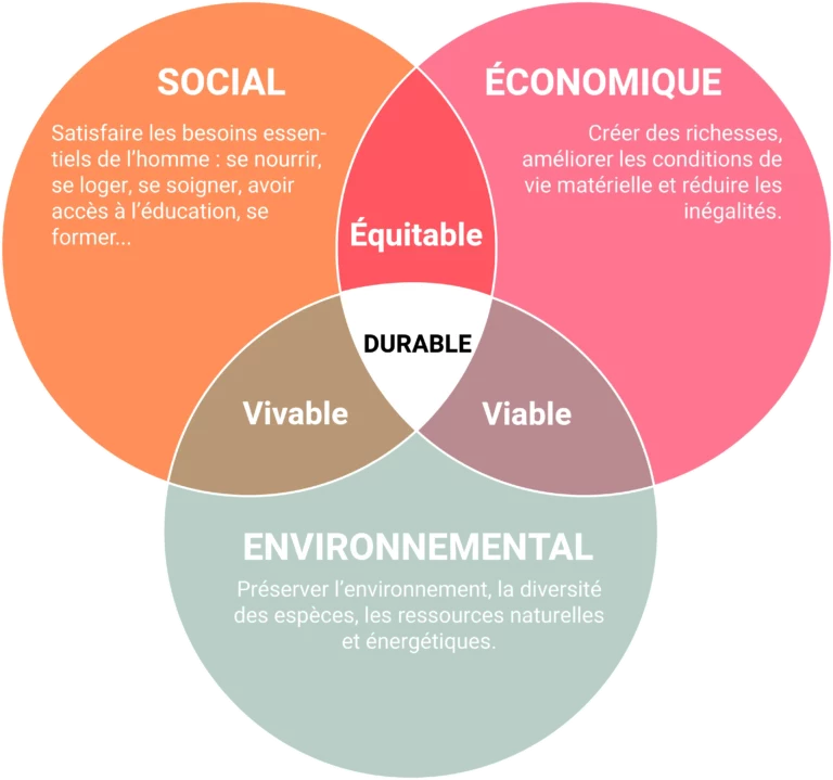 les 3 piliers de la RSE